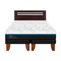 Cama Europea CIC Green Infinity 2 Plazas + 1 Respaldo Munich
