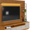 Home TV Di Poretti Design Ouro TV Hasta 75" Caf&eacute; Claro
