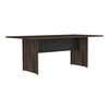 Combo Oficina Mesa Reuni&oacute;n + Gabinete 2 Puertas Negro TuHome Home Office