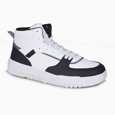 Imagen 1 del producto Zapatilla Caña Alta Hombre Icono Blanco, Negro