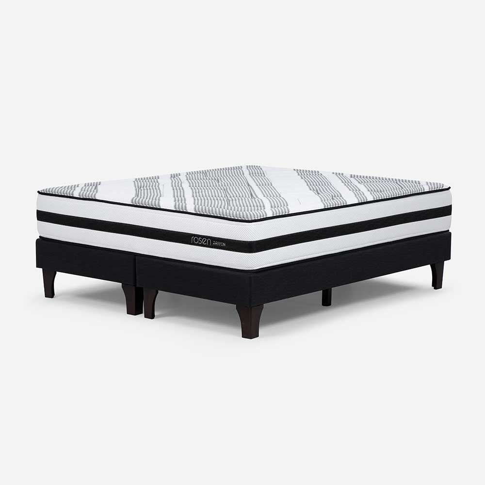 Box Spring Rosen Base Dividida 2 Plazas Driven