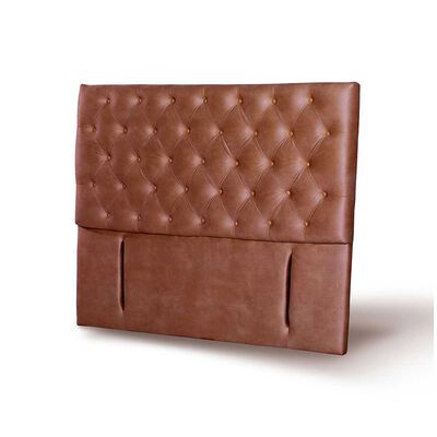 Imagen 2 del producto Respaldo Latam Home King Florencia Cuero Tabaco