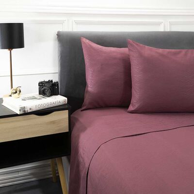 Imagen 2 del producto Juego de Sábanas Embossed Zibel 1,5 Plazas Liso Berry