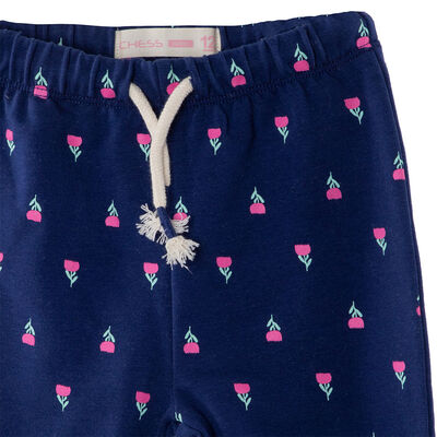 Imagen 2 del producto Calza de Algodón Chess Baby Azul, Crudo, Lila