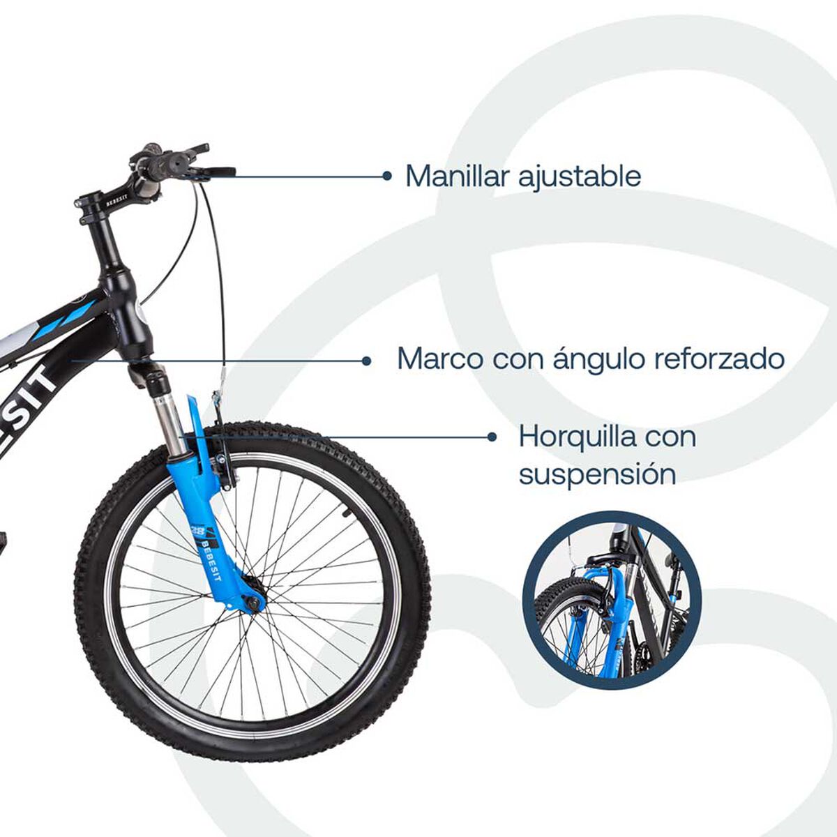 Bicicleta Kyson 20 Azul Bebesit
