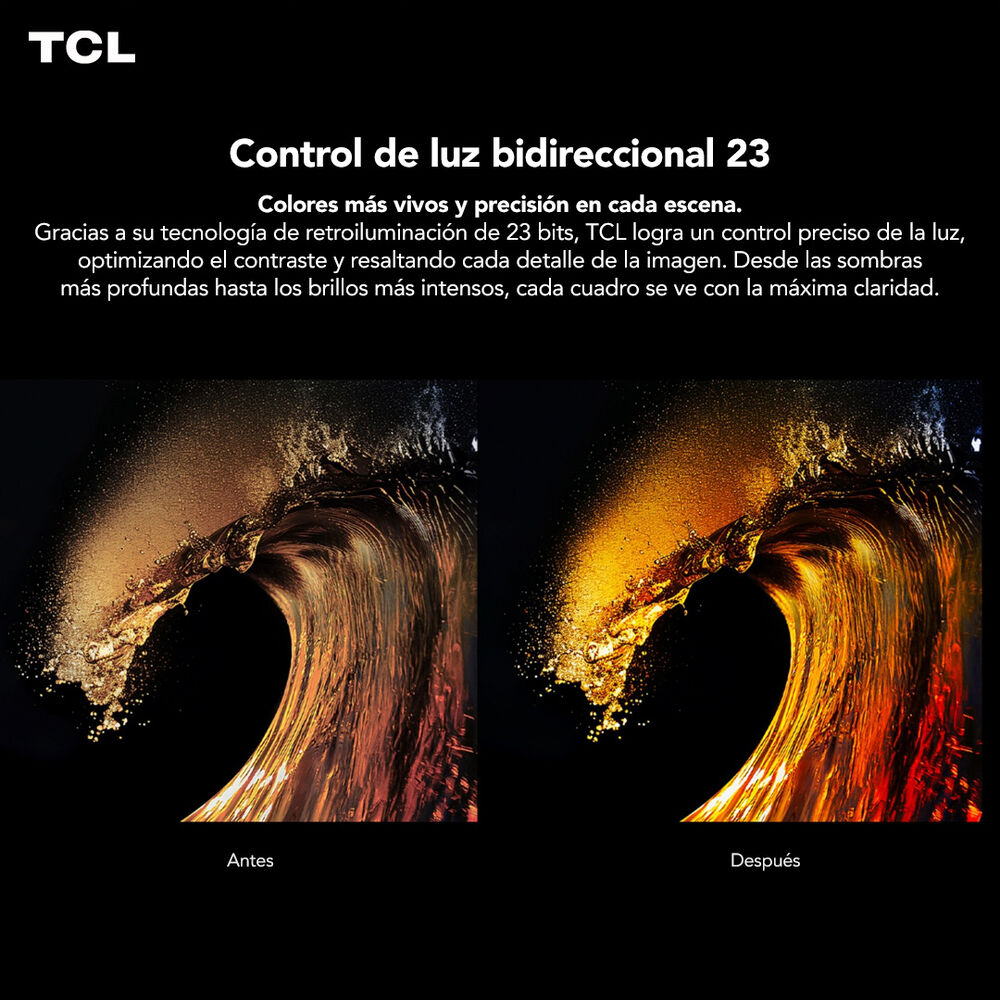Smart TV Mini LED 75" TCL 4K UHD Google TV 75C6K, foto 7