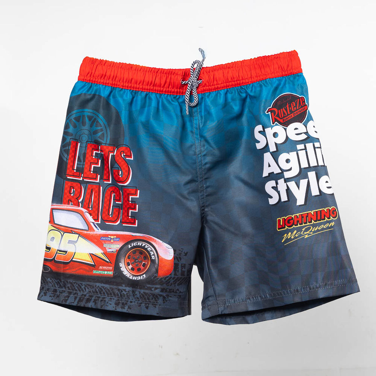 Traje de Ba&ntilde;o Short Ni&ntilde;o Mcqueen