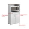 Mueble de Cocina Home Mobili Lucca 1 Cajón 2 Puertas Blanco