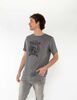 Polera Algodón Con Estampado Manga Corta Hombre Fiorucci