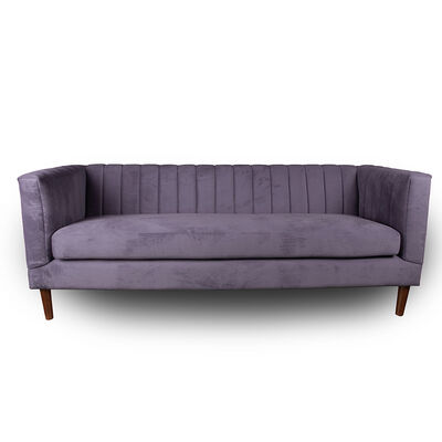 Sofá Tela Velvet Latam Home Sorrento 3 Cuerpos