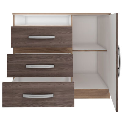 Imagen 2 del producto Cómoda Exit Caribe 3 Cajones 1 Puerta