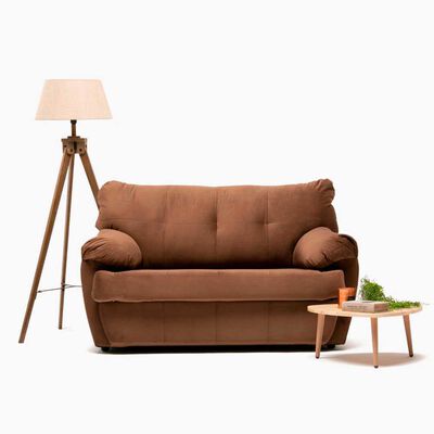 Imagen 2 del producto Sofá Cabsur Caburga 2 Cuerpos Felpa Chocolate