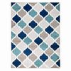 Alfombra Modalfo Florida 160 x 210 cm Turquesa