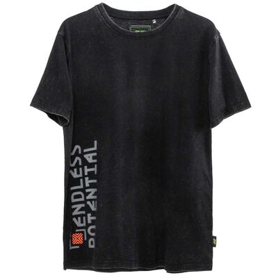 Polera Manga Corta de Algodón Niño Black Country