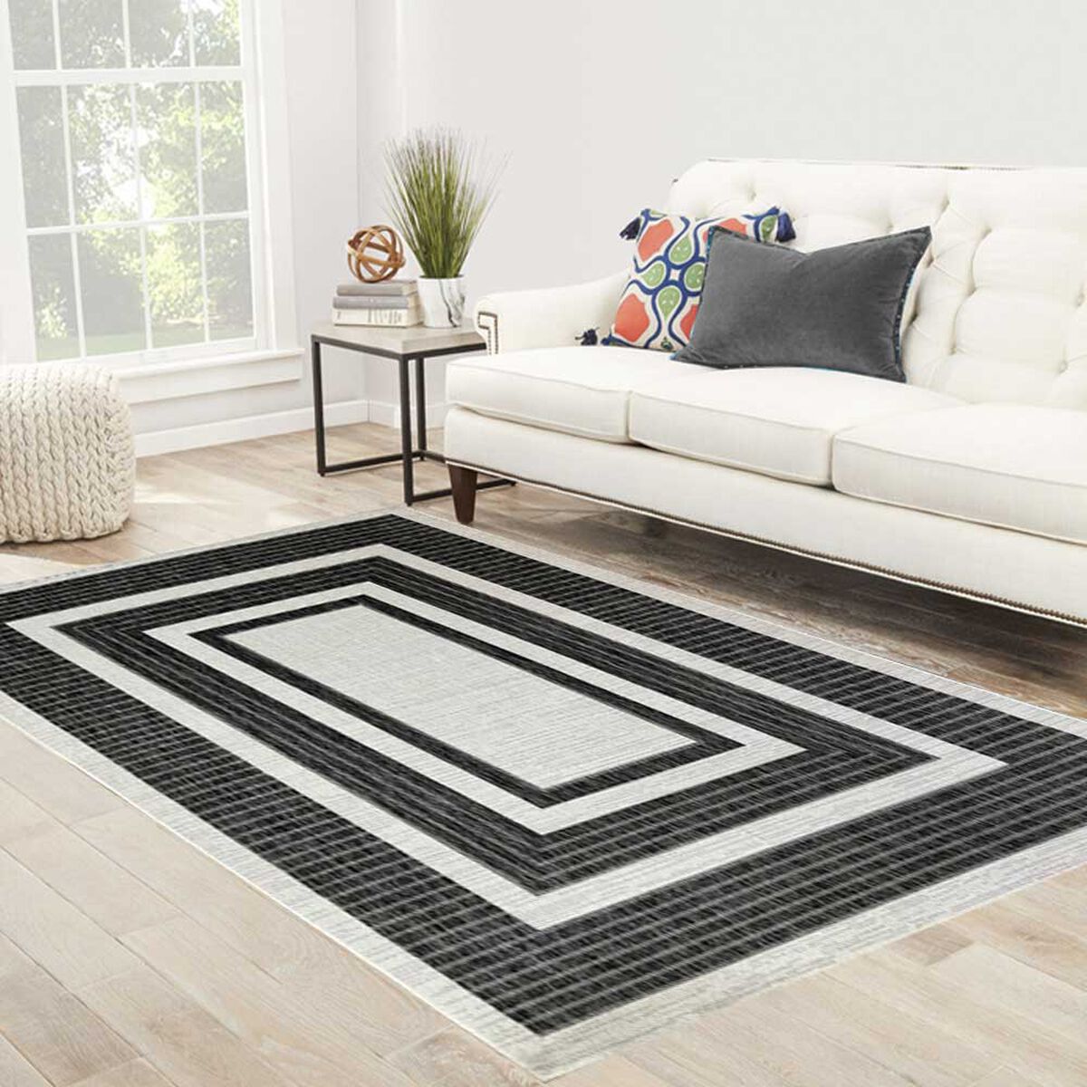 Alfombra Idetex Sisal Atenea Blanca 240 x 340 cm