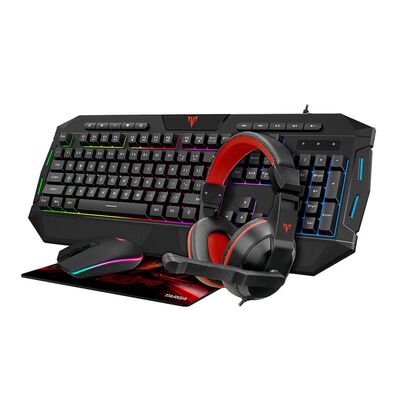 Imagen 1 del producto Kit Gamer Targa TG-KM210 Teclado + Audífonos + Mouse + Mousepad