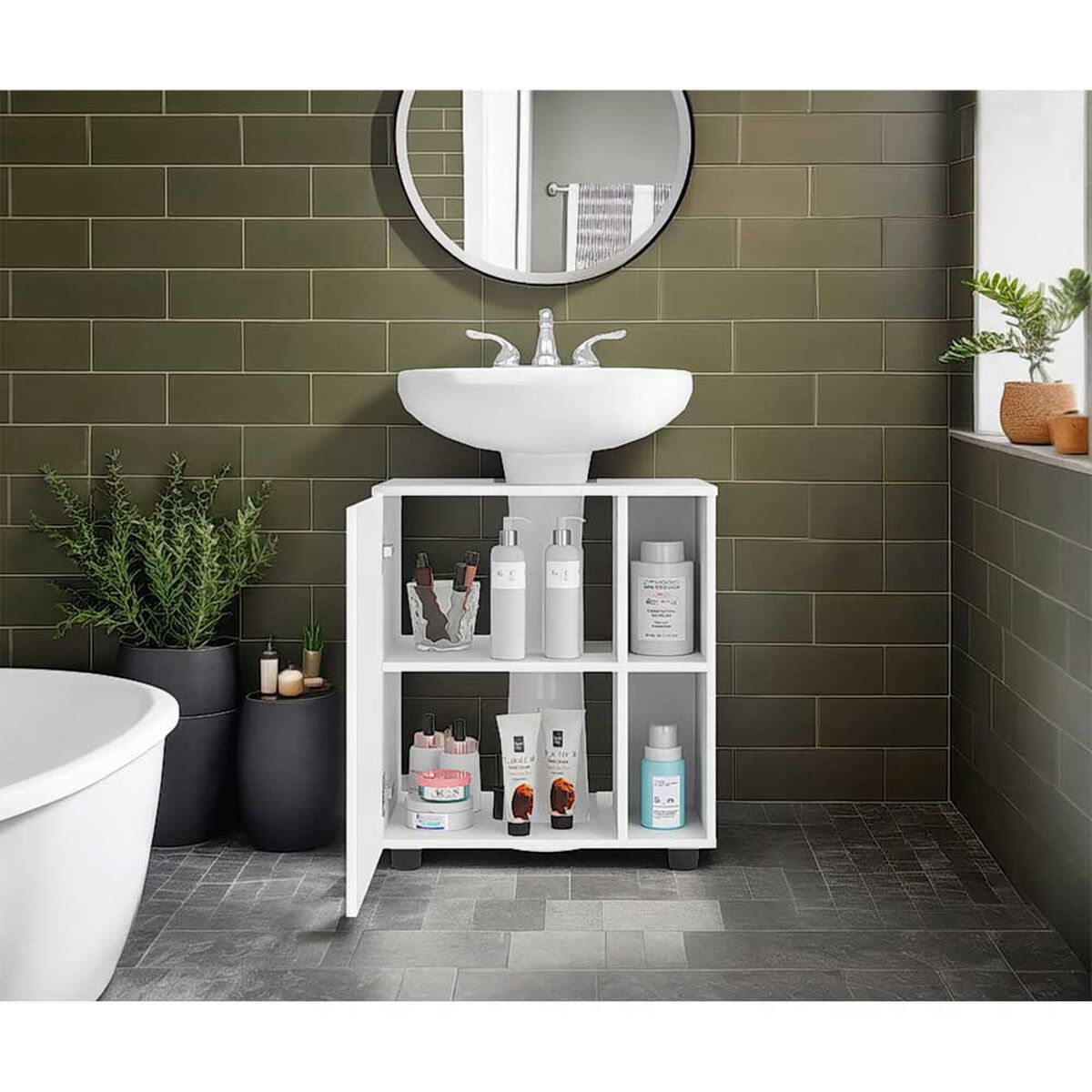 Mueble para Lavamanos Tuhome Pascuale Blanco