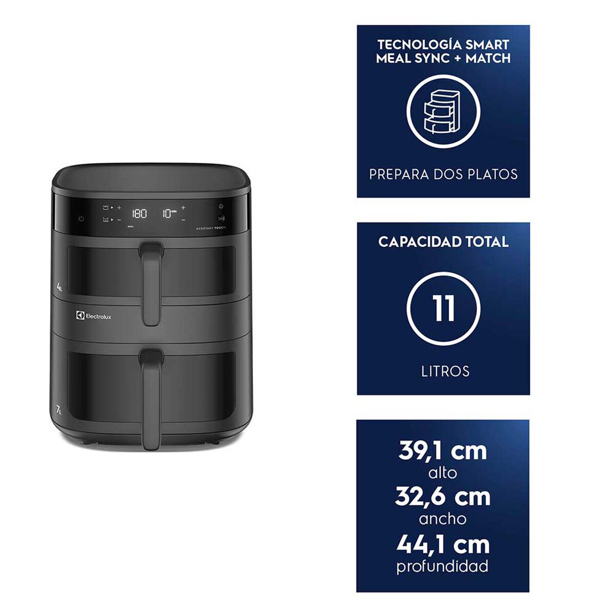 Freidora de Aire Electrolux EAF190 11 L