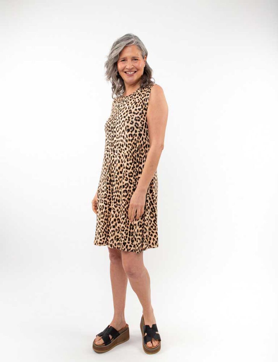 Vestido Midi Sin Mangas Mujer Portman Club