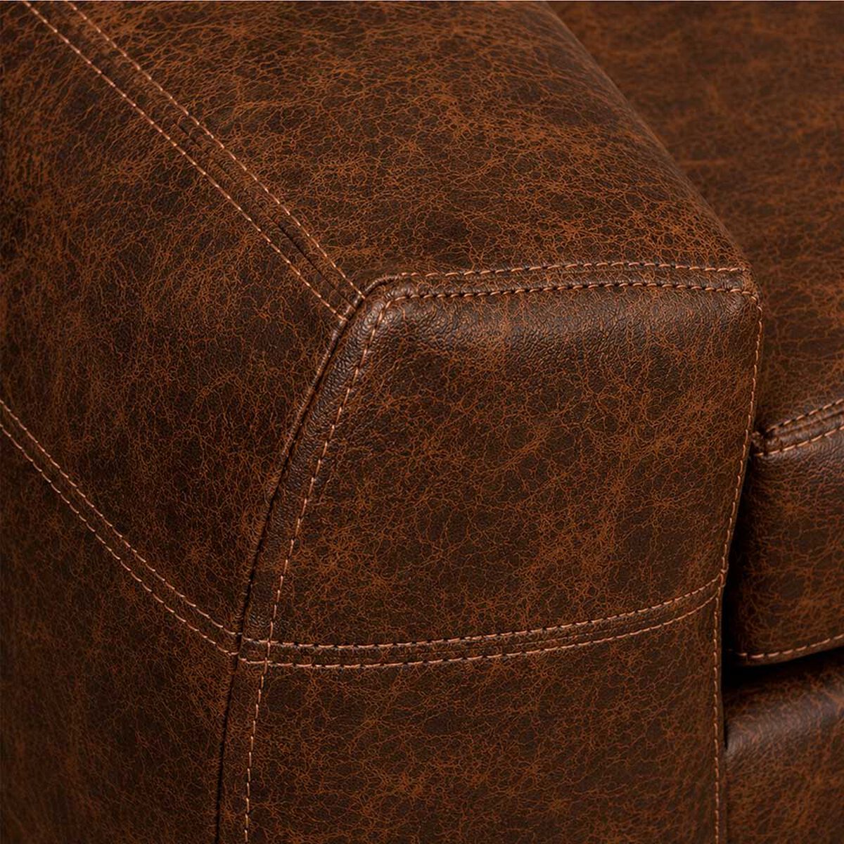 Juego de Living Elegant Detail New Houston 2-1-1 Cuerpos Tostado