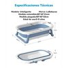 Bañera Plegable con Termómetro Cojin y más Accesorios Rosada