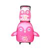 Mochila con Ruedas Pingüino Rosado Infanti