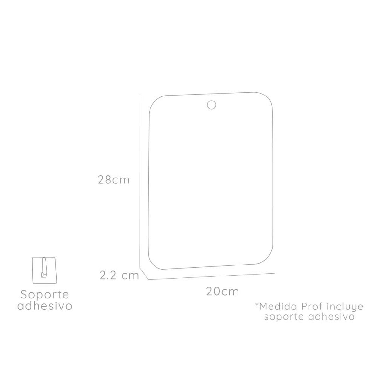 Espejo Rectangular TuHome Basic 28 x 20 cm