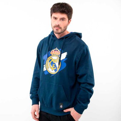 Polerón Con Gorro de Algodón Hombre Rmadrid