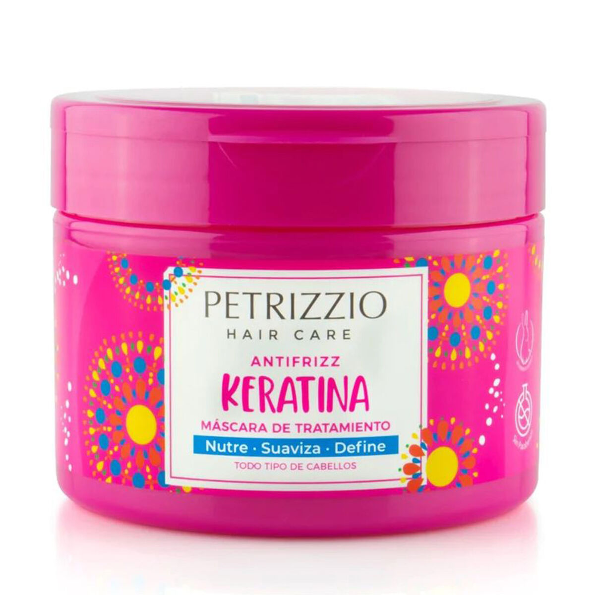 Máscara Capilar Antifrizz Keratina 420g Petrizzio Hair Care