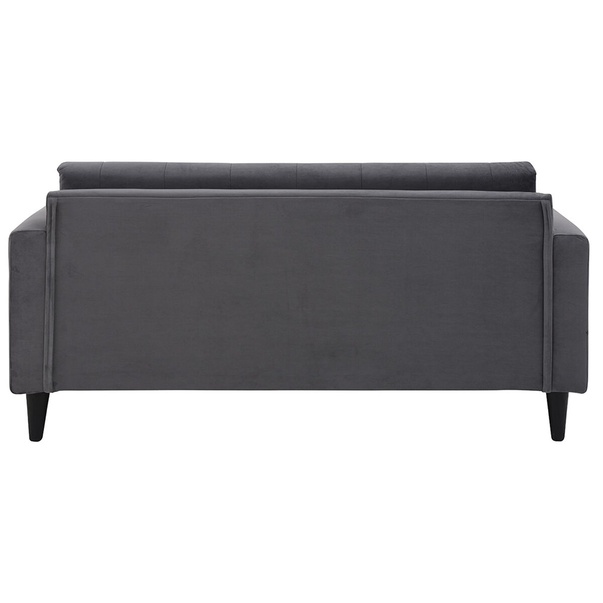 Sofá Felpa Bodevir Retro 3 Cuerpos Gris