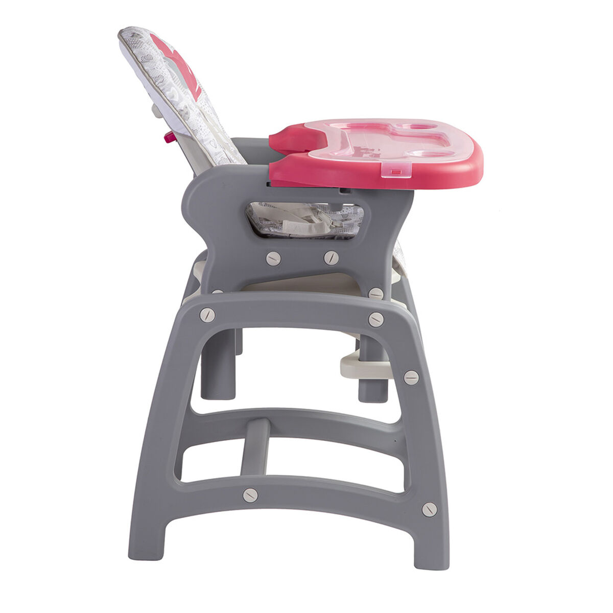Silla de Comer Portatil Kinder SX Rosada Bebesit