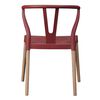 Silla Vincenzi Wishbone Rojo