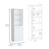 3 Estantes + Estante 2 Puertas TuHome Home Blanco