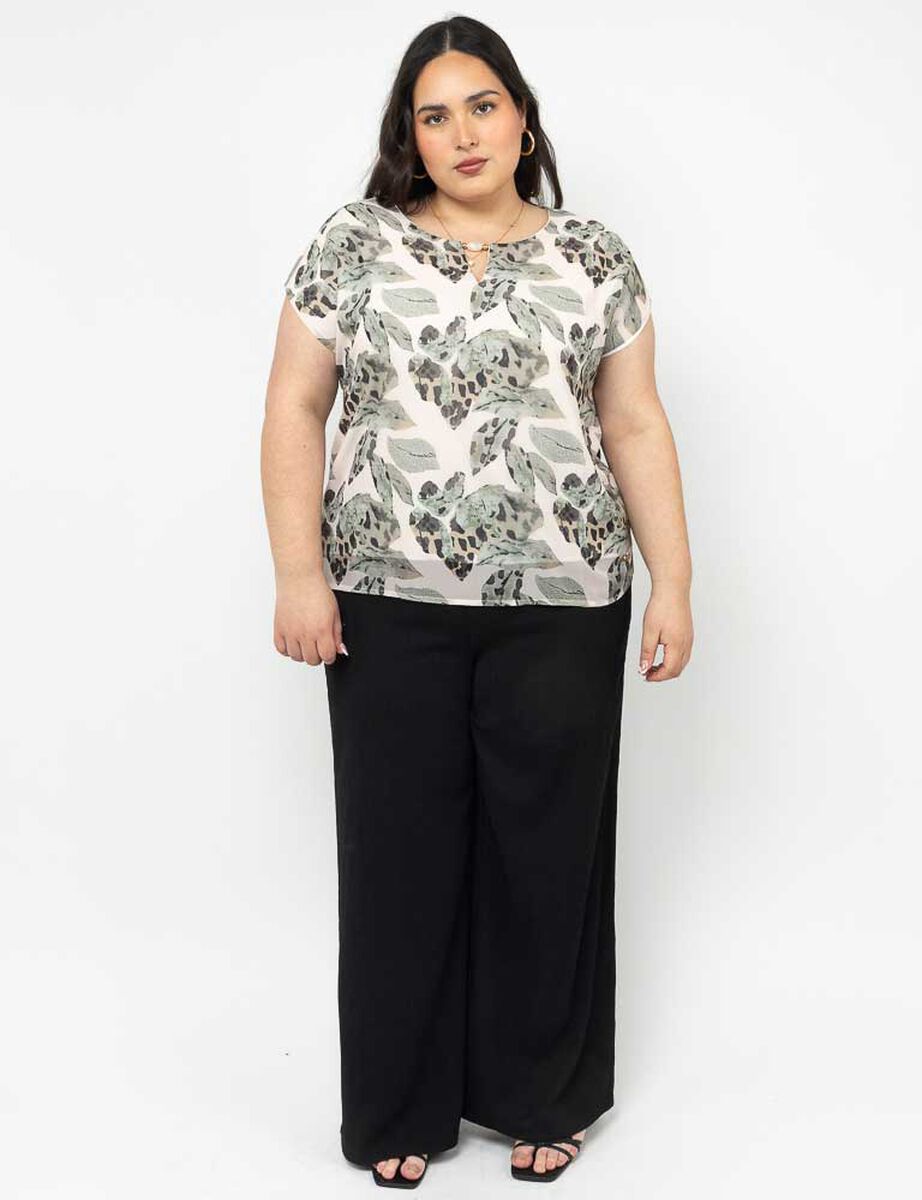 Blusa Manga Corta Mujer Extralindas