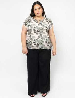 Imagen 2 del producto Blusa Manga Corta Mujer Extralindas Beige, Fucsia, Verde