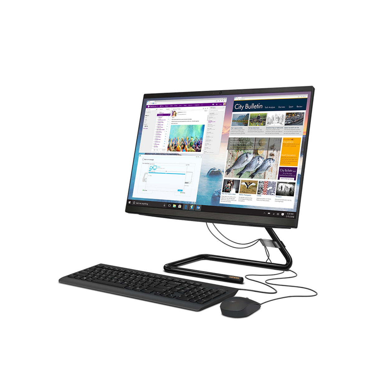 All in One Lenovo IC3-22ADA05 Athlon 4GB 1TB 21.5" Negro