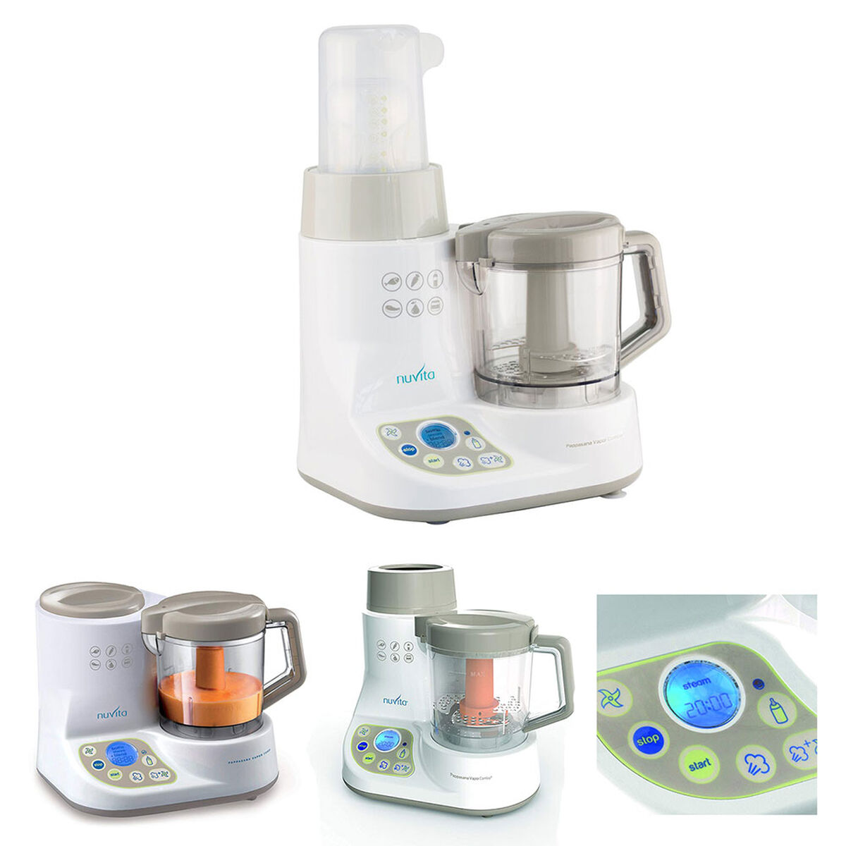 Procesador de Alimentos Nuvita Pappasana Vapor 6