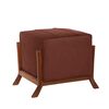 Pouf Latam Home Marsella Tela Velvet Chocolate