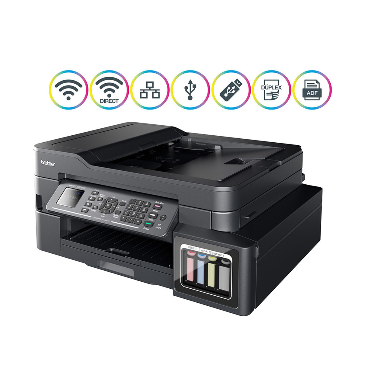 Multifuncional Brother Tinta Continua MFC-T910DW WiFi