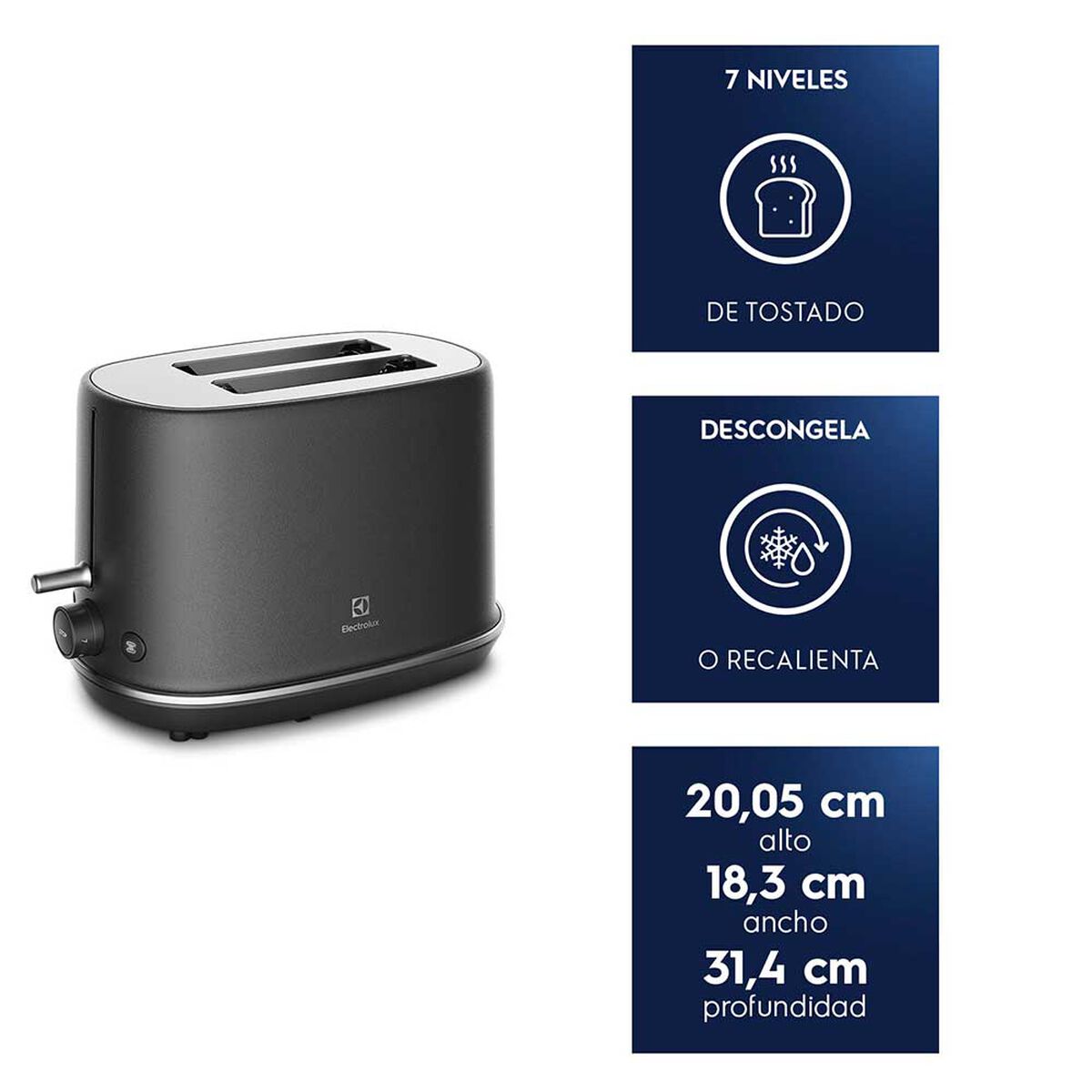 Tostador de Pan Electrolux TOP70