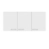 Mueble de Cocina Aereo Vekkahome Opie 3 Puertas Blanco