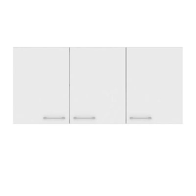 Mueble de Cocina Aereo Vekkahome Opie 3 Puertas Blanco