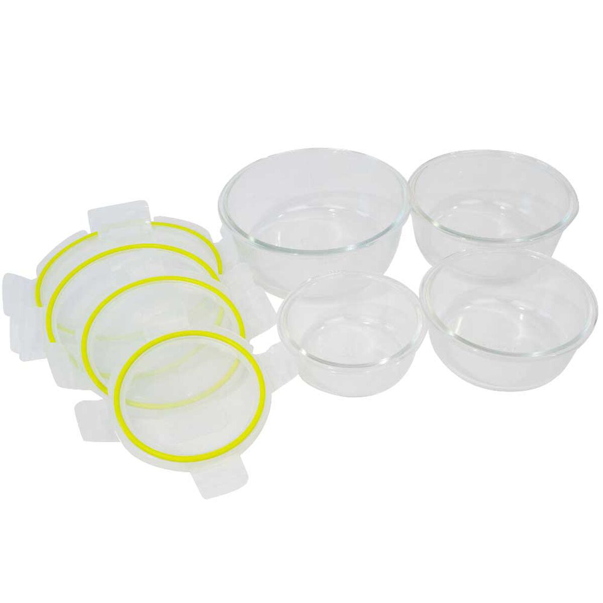 Set 4 Contenedores Herm&eacute;ticos Rectangulares Doral Fresh