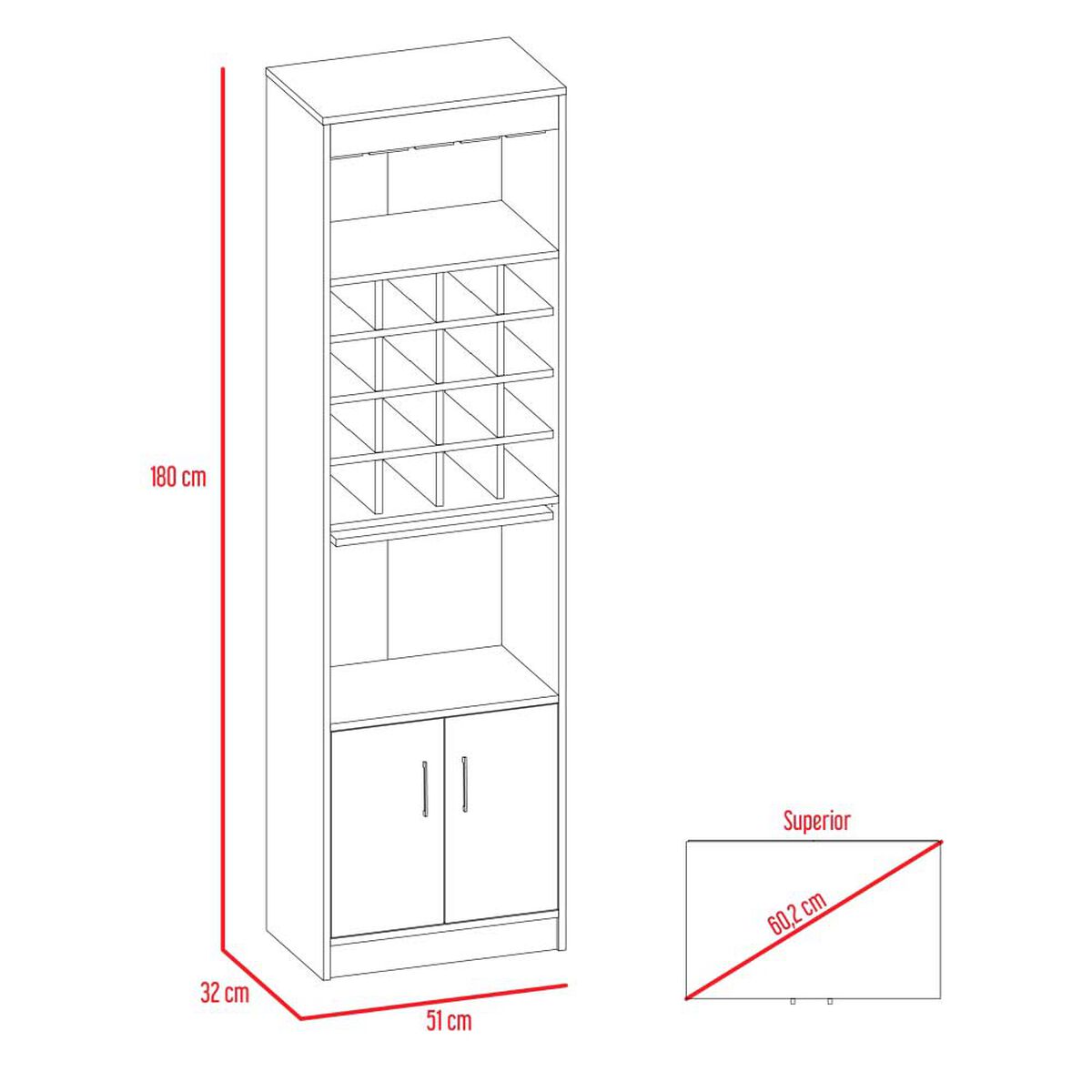 Combo Rack TV65  + Mesa de Arrimo TuHome Nomik Blanco Rovere
