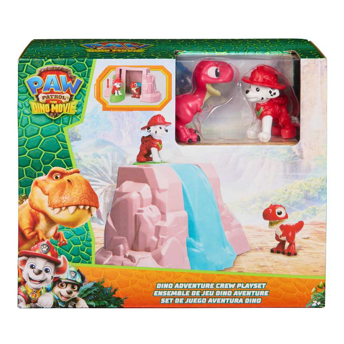 Set Aventura Dino Marshall Rhubard Paw Patrol