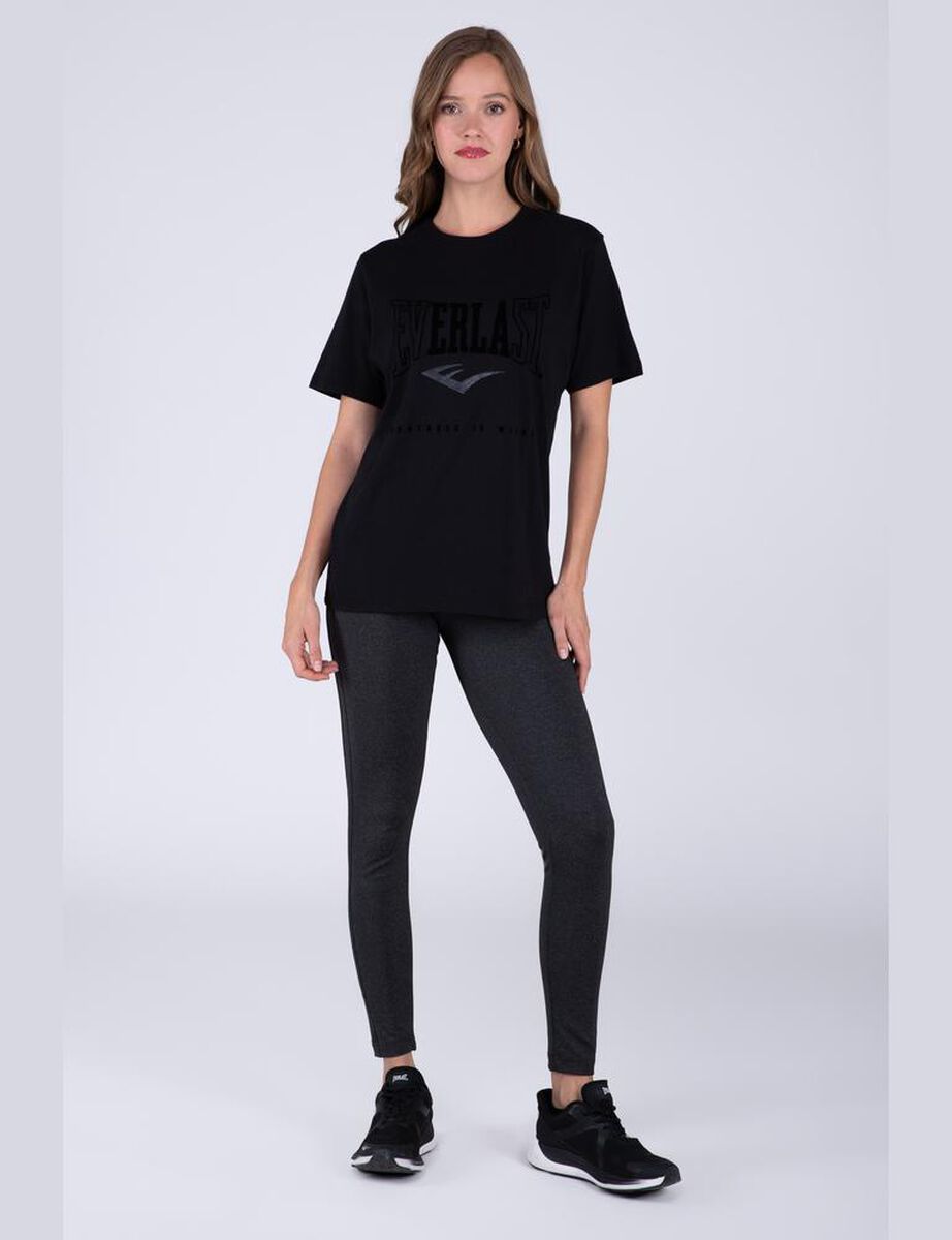 Polera Manga Corta Casual Sport Mujer Everlast