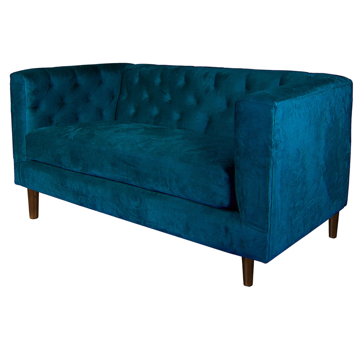 Sofá Tela Velvet Latam Home Brescia 2 Cuerpos
