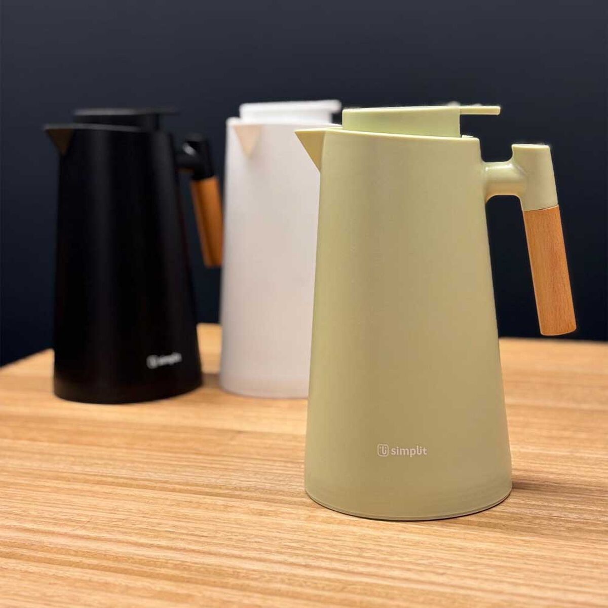 Termo Jarra Simplit Clásico Insulado 1 Litro Gris