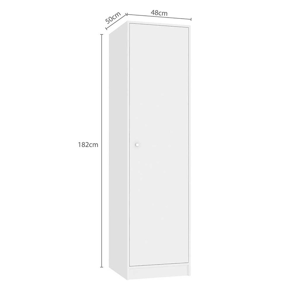 Clóset Vekkahome Blanco 1 Puertas Blanco