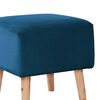 Pouf Latam Home Burdeos Tela Velvet Azul Petróleo